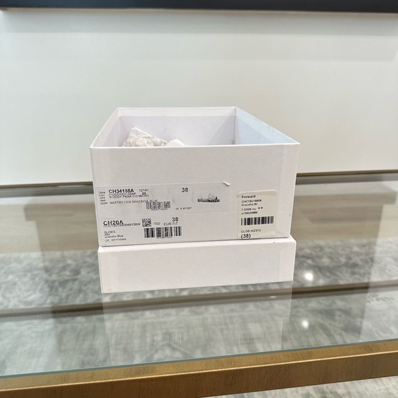 Chloe Woody Sandal in Graceful Blue Size 38 - Picture 7 of 7